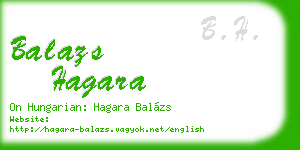 balazs hagara business card